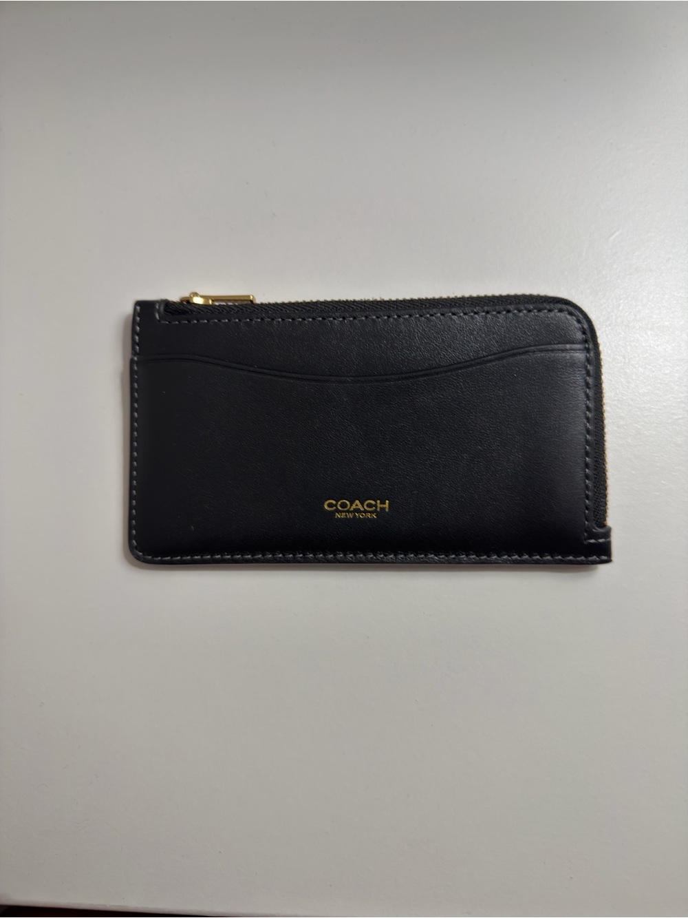 Coach New York Zip Card Holder Wallet
